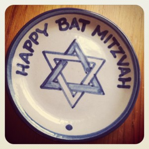 a lovely M.A. Hadley plate from my mom; photo by salem pearce (via instagram)