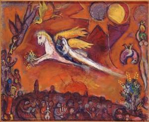 Song of Songs IV by Marc Chagall